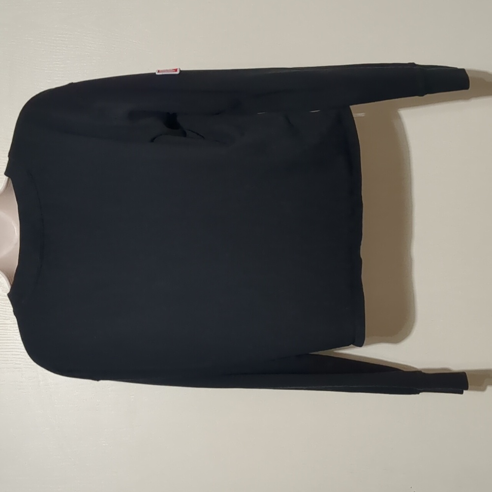 Victoria secret sport Black Cropped Sweatshirt Size S - Picture 3 of 8
